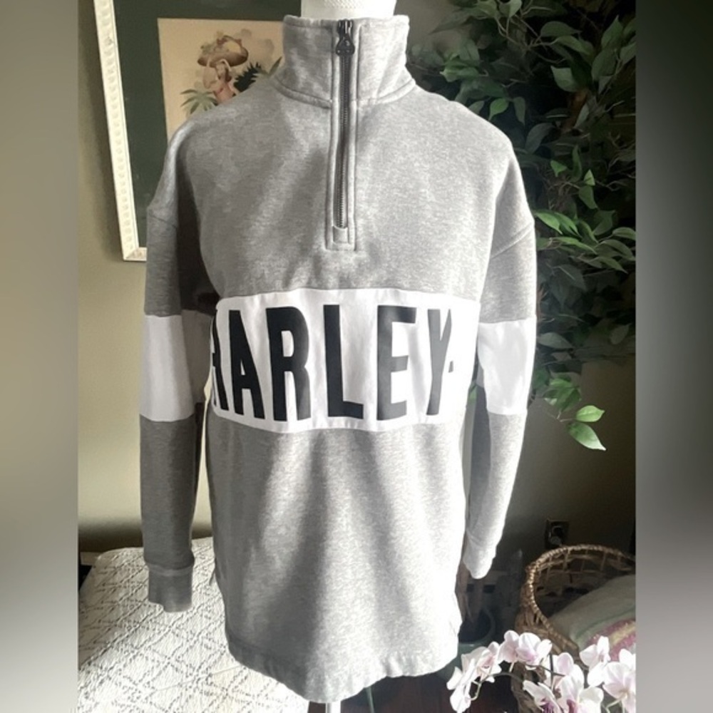 Harley Davidson Half zip Sweatshirt